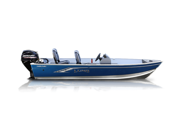 Lund 14'9 Fury 1400 SS Deluxe Package w/ 30hp, Trailer & Electronics –  Broken Rudder, Inc.