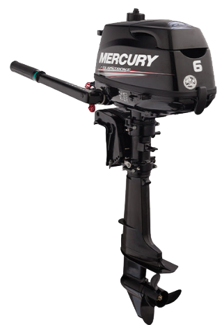 Mercury 6hp Outboard | Tiller, Manual Start, 15" Shaft | 6MH