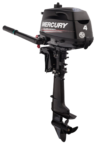 Mercury 4hp Outboard | Tiller, Manual Start, 15" Shaft | 4MH