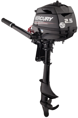Mercury 2.5hp Outboard | Tiller, Manual Start, 15" Shaft | 2.5MH