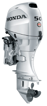 Honda 50hp Outboard | Remote Mechanical, Electric Start, 20" Shaft | BF50D4LRTA