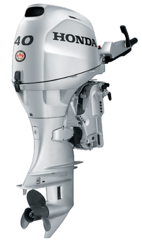 Honda 40hp Outboard | Tiller, Electric Start, 20" Shaft | BF40D4LHA