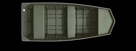 Jon Boat Rutter Lund 1448MT Aluminum Jon Boat (Vee Bow) – Broken Rudder, Inc.